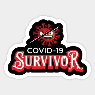 Covid-19 Survivor Sticker